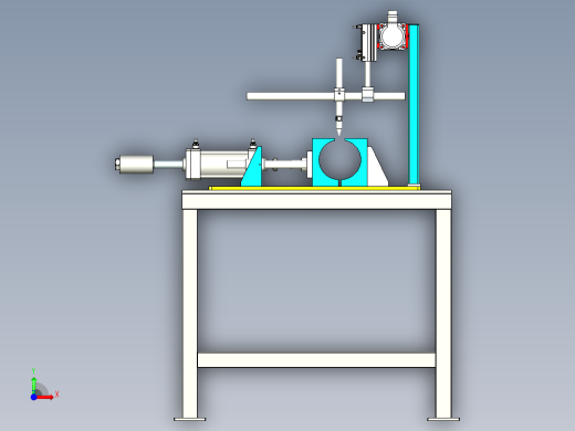 塑胶管道自动熔接设备设计前视缩略图