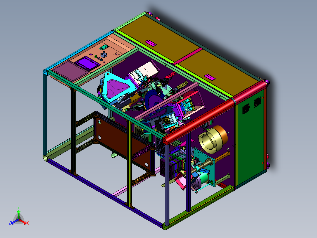 循环式继电器铁芯的铆接装置
