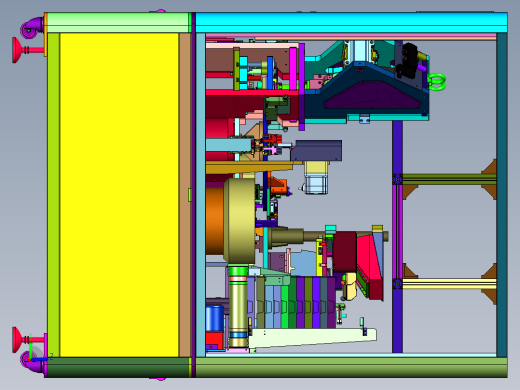 循环式继电器铁芯的铆接装置左视缩略图