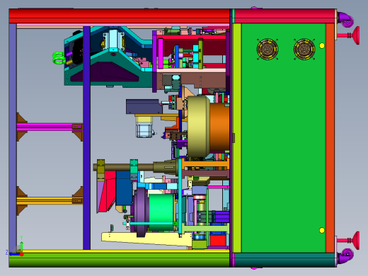 循环式继电器铁芯的铆接装置右视缩略图