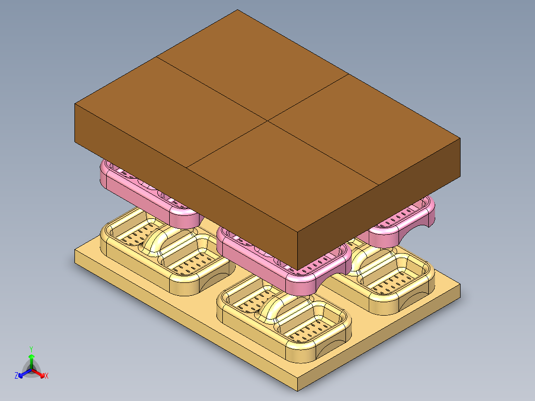 肥皂盒正等轴测图
