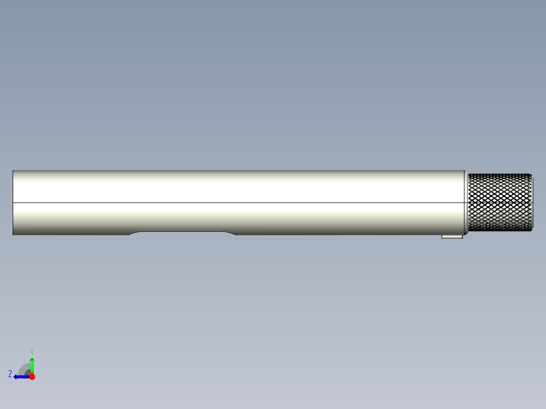 手枪左轮冲锋枪老式狙击步枪设计3D图纸sigsauer-sig516-1 2 STP UG X_T右视图