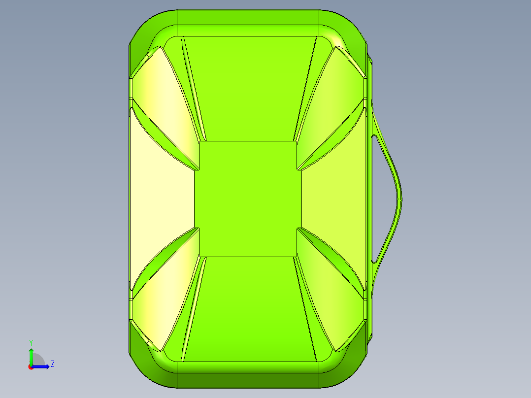 工具箱包左视图