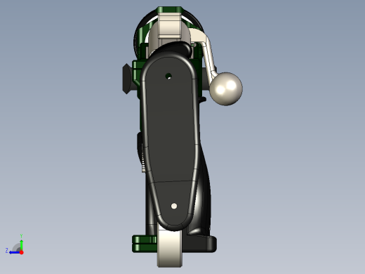 手枪左轮冲锋枪老式狙击步枪设计3D图纸stock-20 2 STP右视缩略图