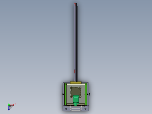 车门内水切密封条冲切工装俯视缩略图