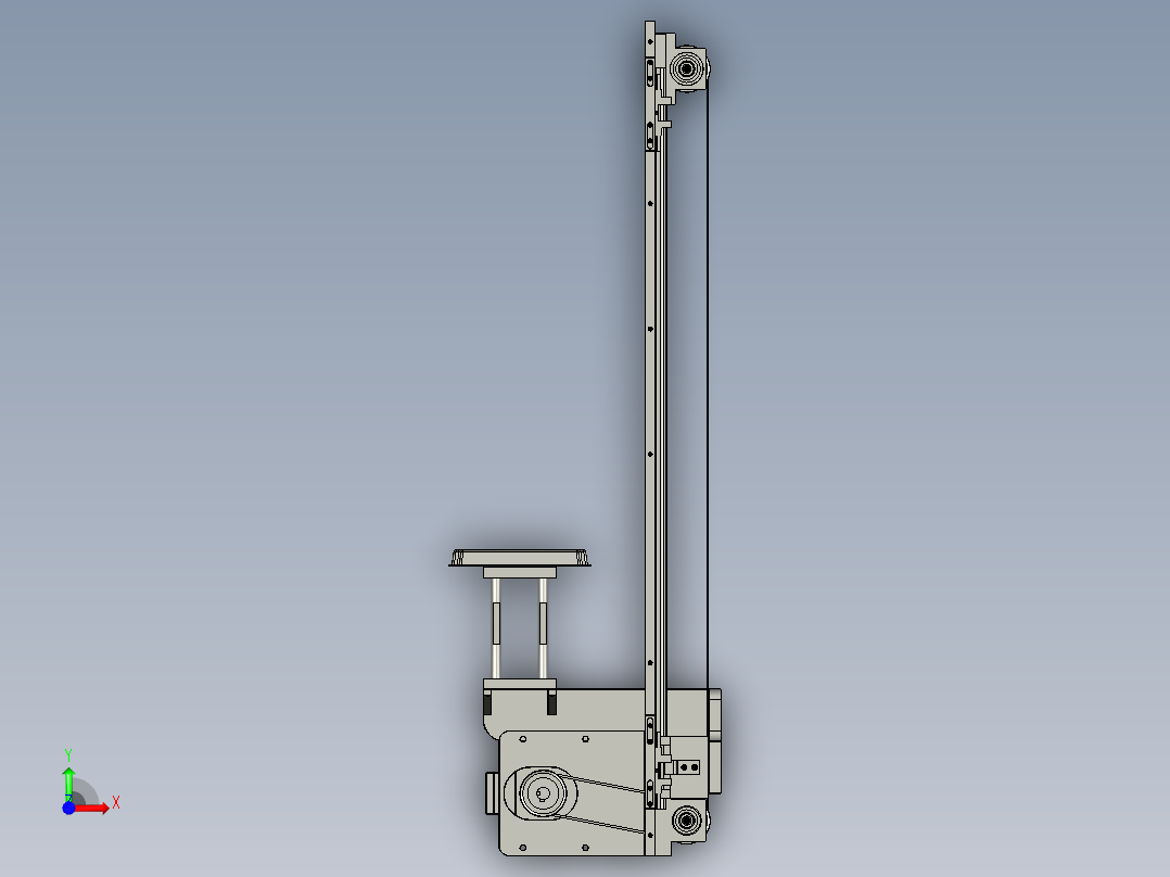 M071-s升降模组前视图