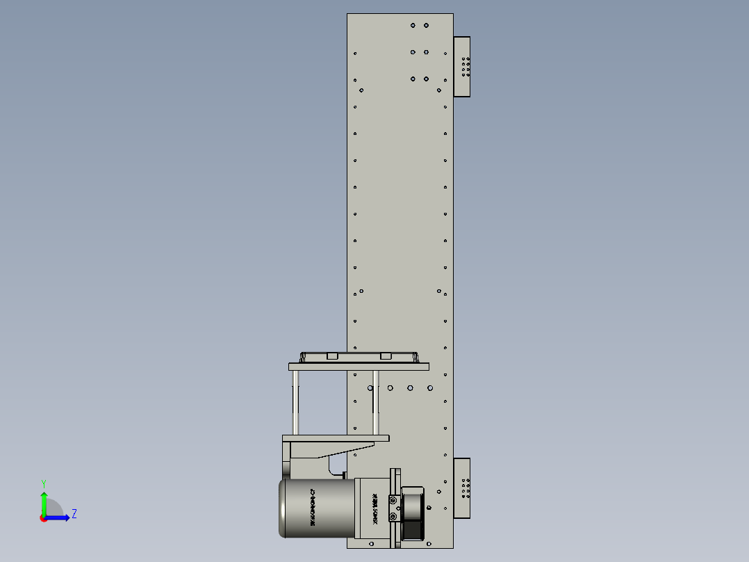 M071-s升降模组左视图