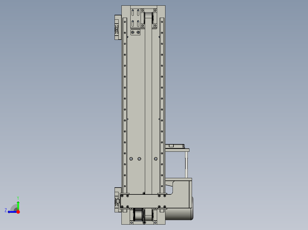 M071-s升降模组右视图