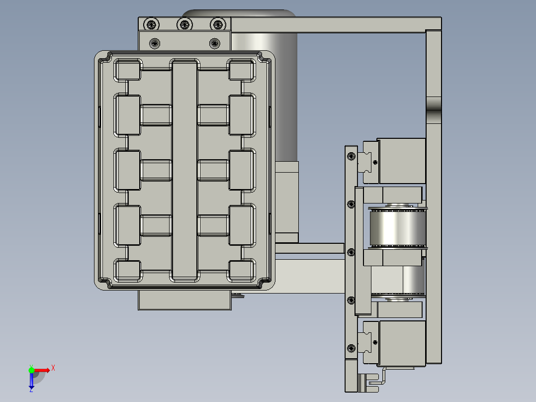 M071-s升降模组俯视图