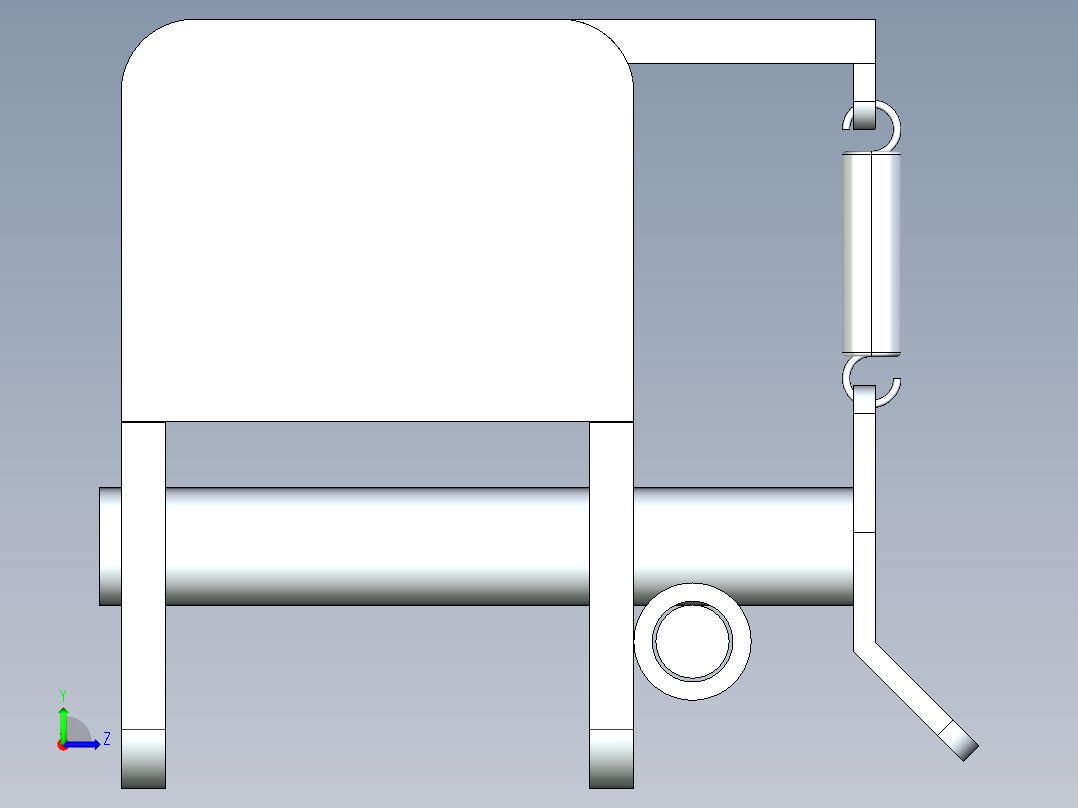 1#-后牵引-可编辑左视图