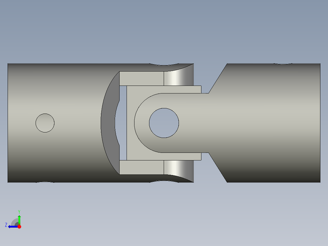 P127-十字联轴器右视图