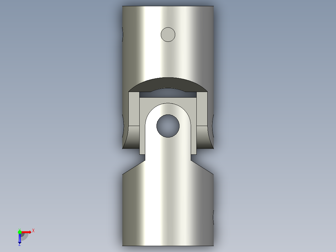 P127-十字联轴器俯视图