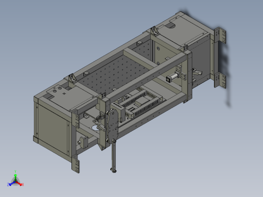 印花机上下杯机构