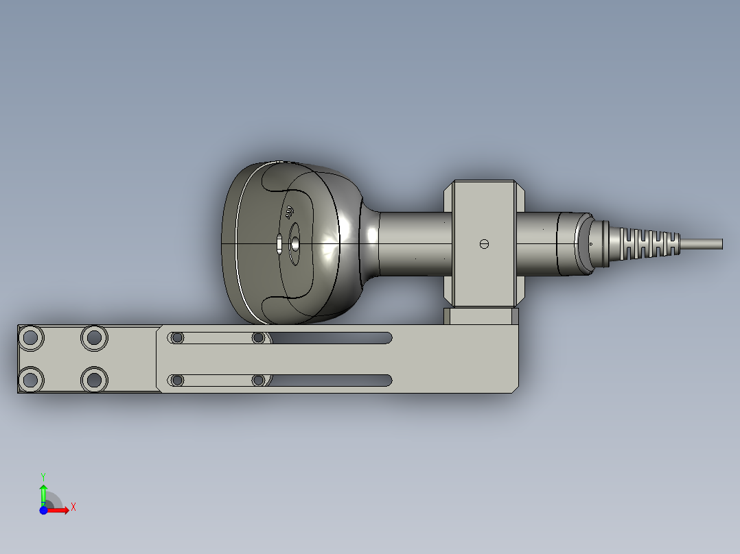 内扫码枪固定装配--前视图