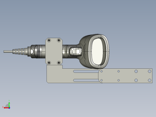 内扫码枪固定装配--后视缩略图