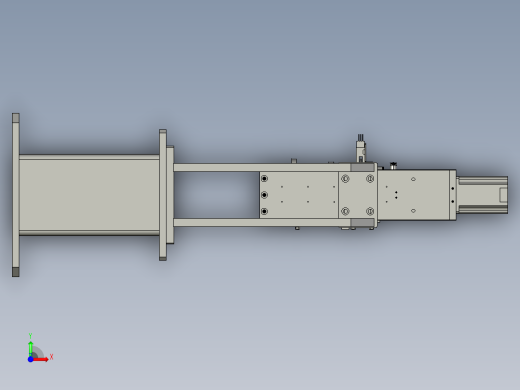 平行多关节升降机械手前视缩略图