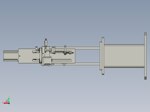 平行多关节升降机械手后视缩略图