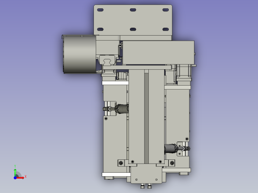 开光纤壳机构前视缩略图