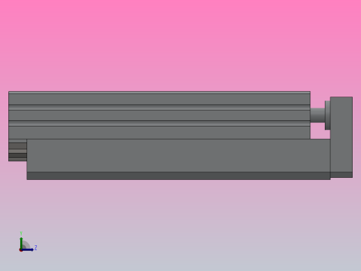 气动滑台HMXS8系列[HMXS8-40AS]左视缩略图