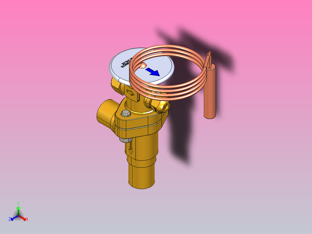 艾默生TJR膨胀阀(1)主视图
