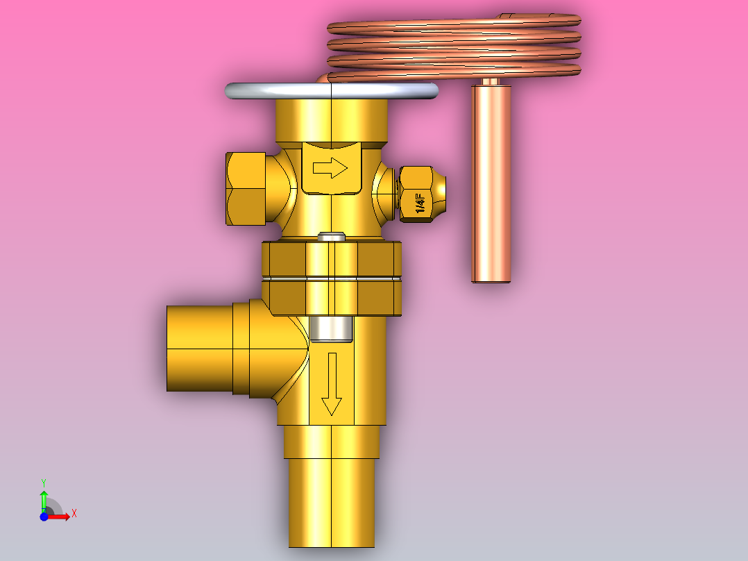 艾默生TJR膨胀阀(1)前视图