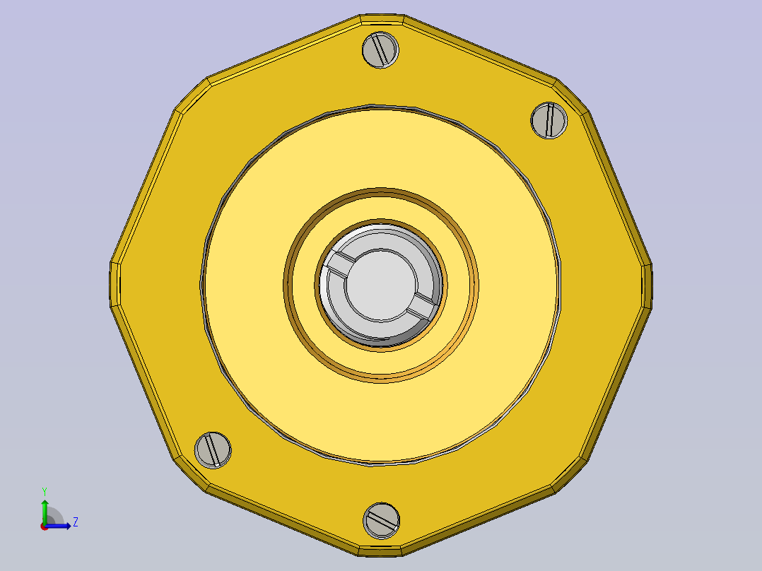 燃油系统阻尼器左视图