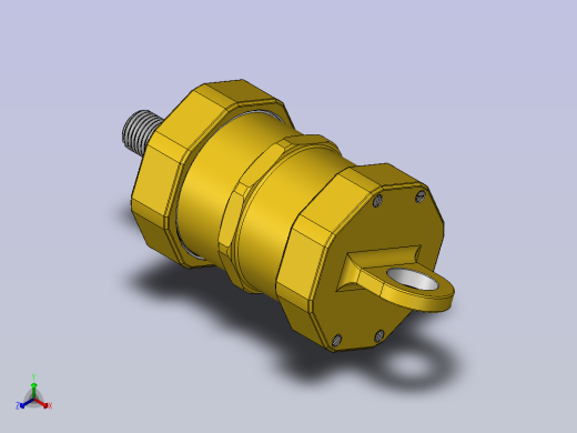 燃油系统阻尼器正等轴测缩略图