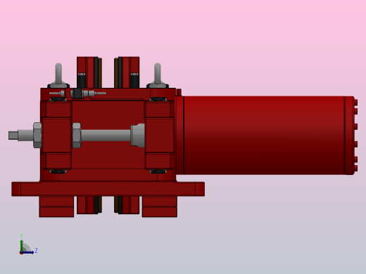 SBD-C安全制动器_SBD365-C-2000×40ⅡRL.WL.CL左视缩略图