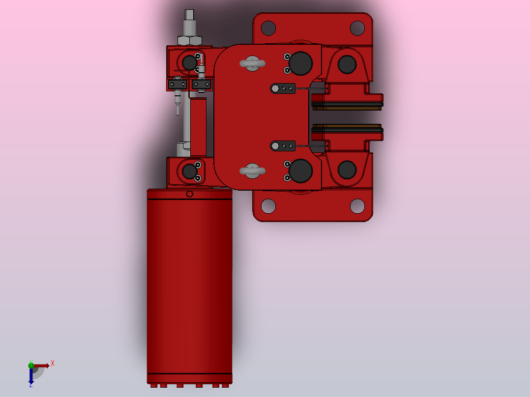 SBD-C安全制动器_SBD365-C-2000×40ⅡRL.WL.CL俯视图
