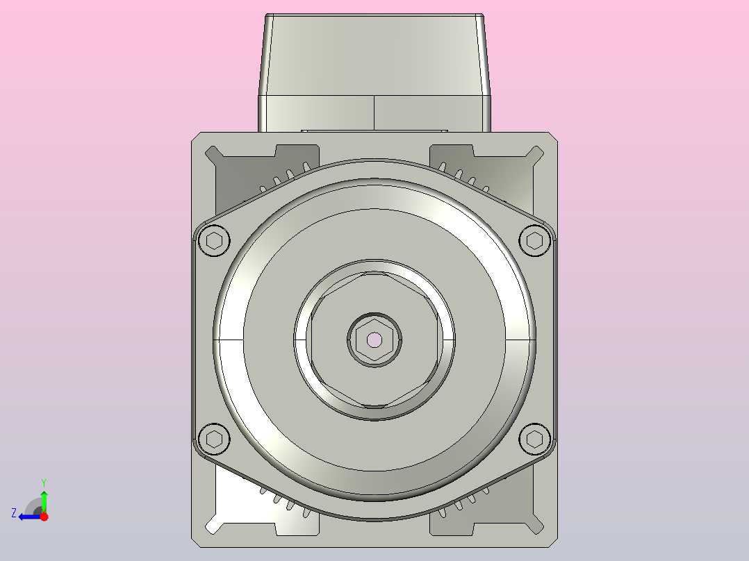 JTH6068D-SCF30(中线盒)  精密锯切电机[JTH6068D-S06P4.00-SCF30]右视图