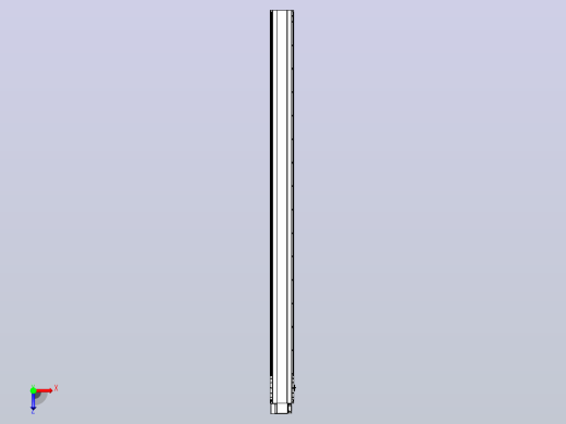 皮带直线轴半封闭可选导轨TPA-HNB-202D-140-L3000-LP-C-P75-N3俯视缩略图