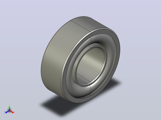 SKF自调心球轴承ball_bearing_2309_ek_0正等轴测缩略图