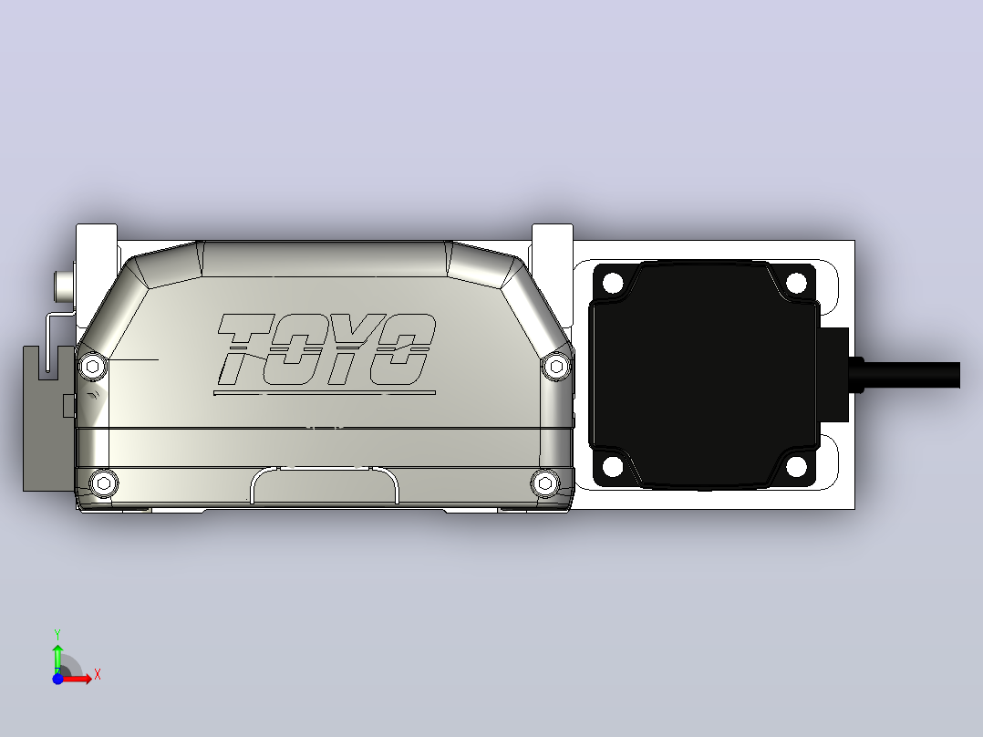 ETH14-1000-BR-200W+煞車直线模组前视图