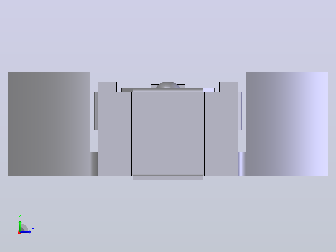 电子器件Batt Holder (SMTU2032-LF)左视图