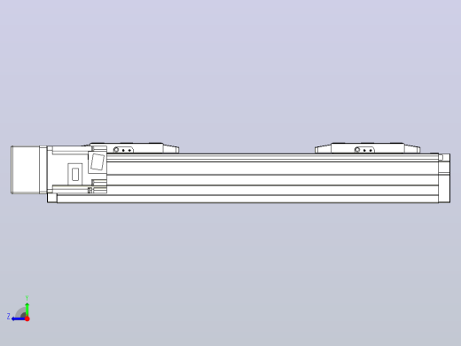 滚珠丝杠线性轴TPA-GCRS-80-1610C-L50-ML-M20-N3右视缩略图