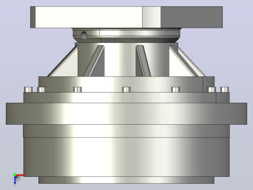RV减速器常规产品外形图ZD-280BX-   -REA-A-B-35X81-114.3200M12-3001俯视缩略图