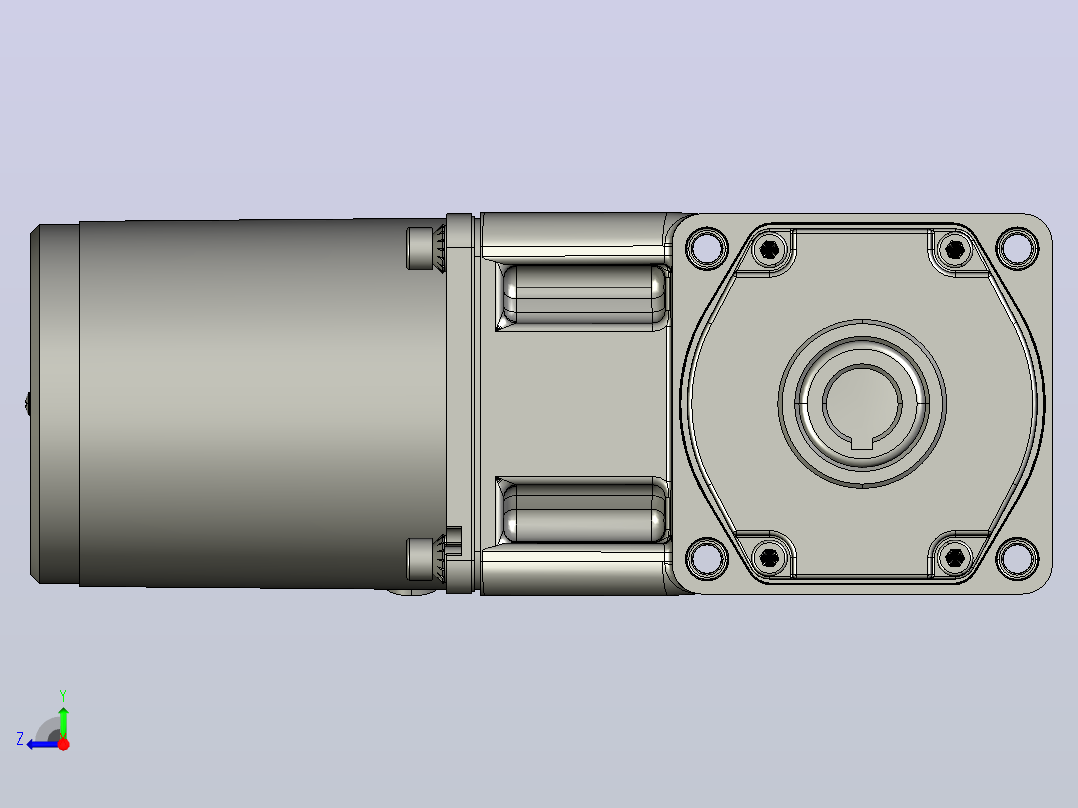 交流减速机5RK40GU-C(5GU3RC-180RC)新右视图