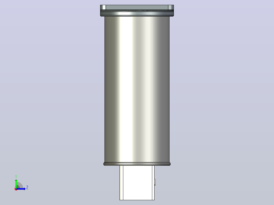 BKMJ0.23-1～5-1自愈式低电压并联电容器三维模型202202左视图