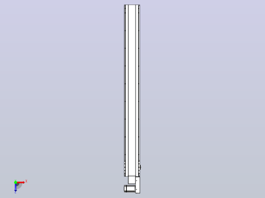 皮带直线轴半封闭可选导轨TPA-HNB-175D-140-L1650-MR-C-P75-N3俯视缩略图