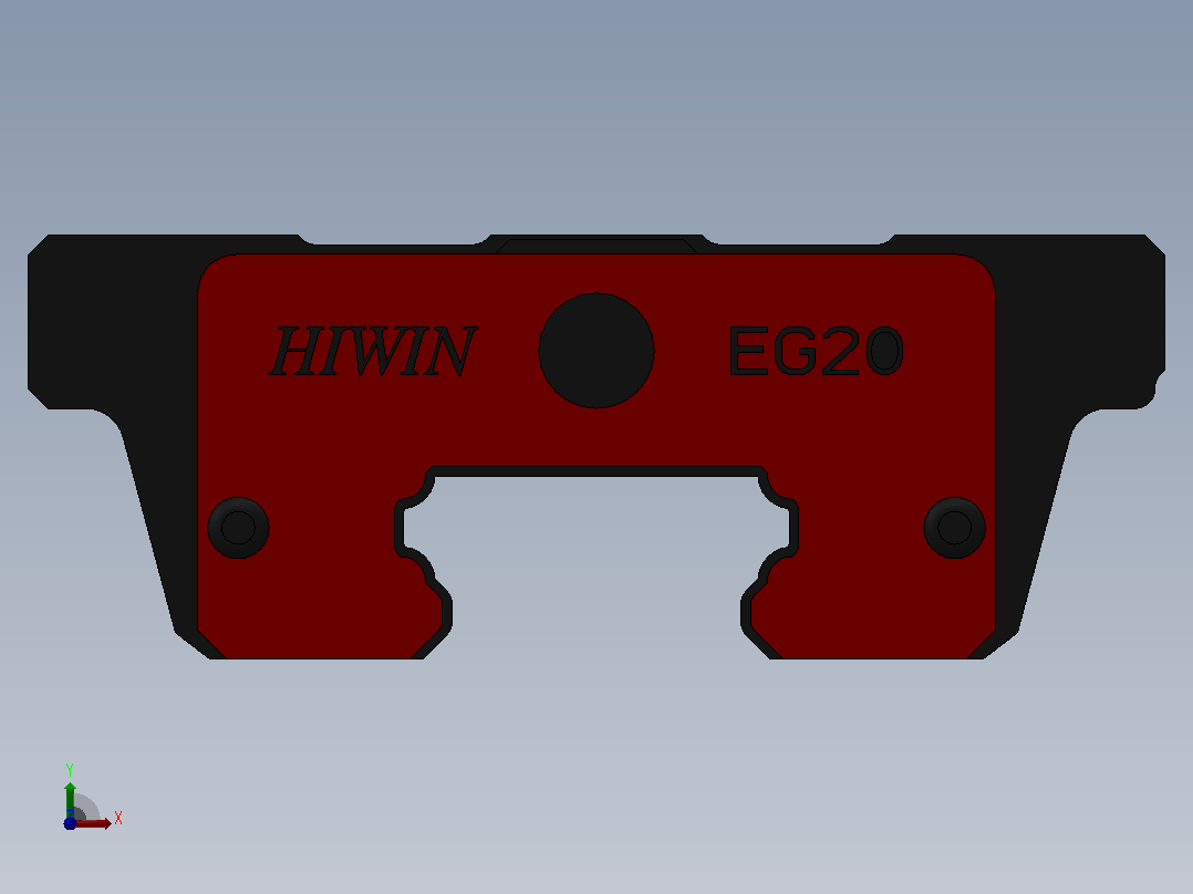 滑块EGW20SA（HIWIN）前视图