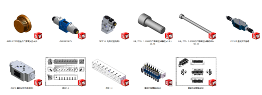 重载机械臂液压系统（SW+CAD+说明书）缩略图