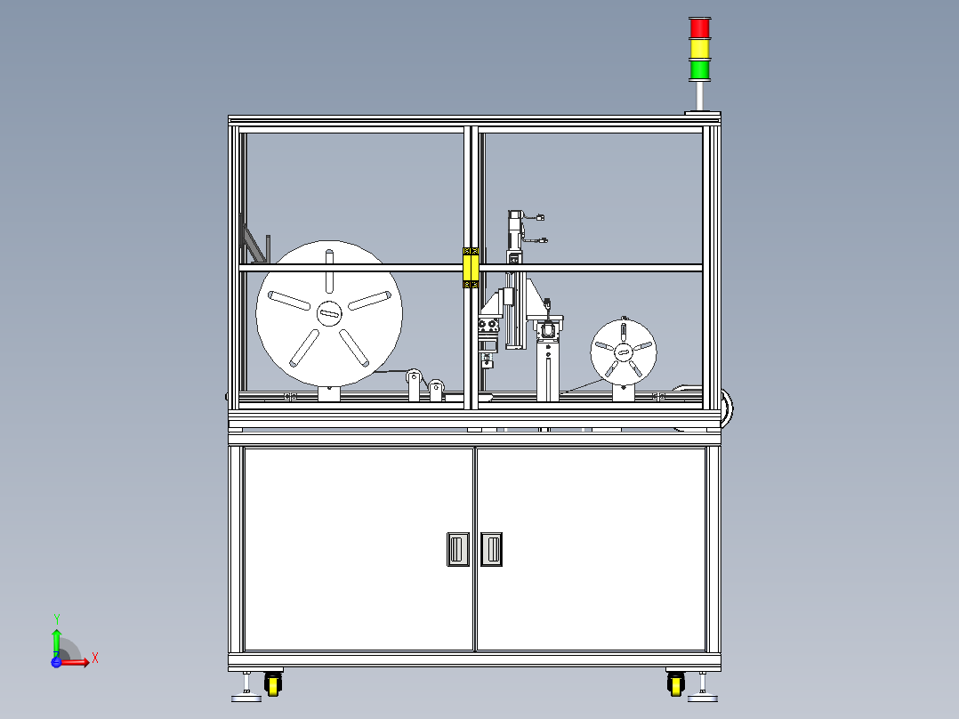 手机辅料贴合机标签泡棉等sw18可编辑前视图