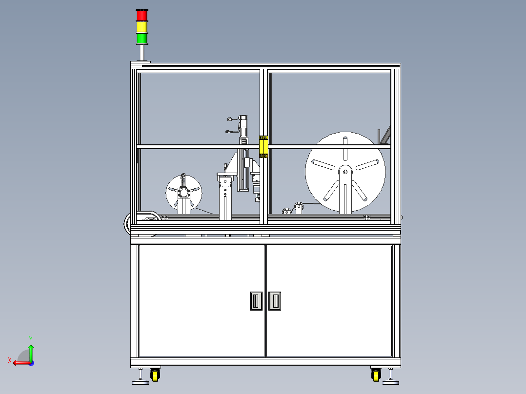 手机辅料贴合机标签泡棉等sw18可编辑后视图