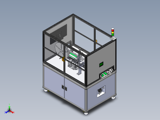 手机辅料贴合机标签泡棉等sw18可编辑正等轴测缩略图