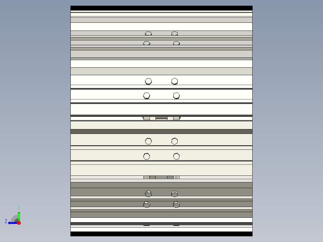 nventor 挖掘机右视图