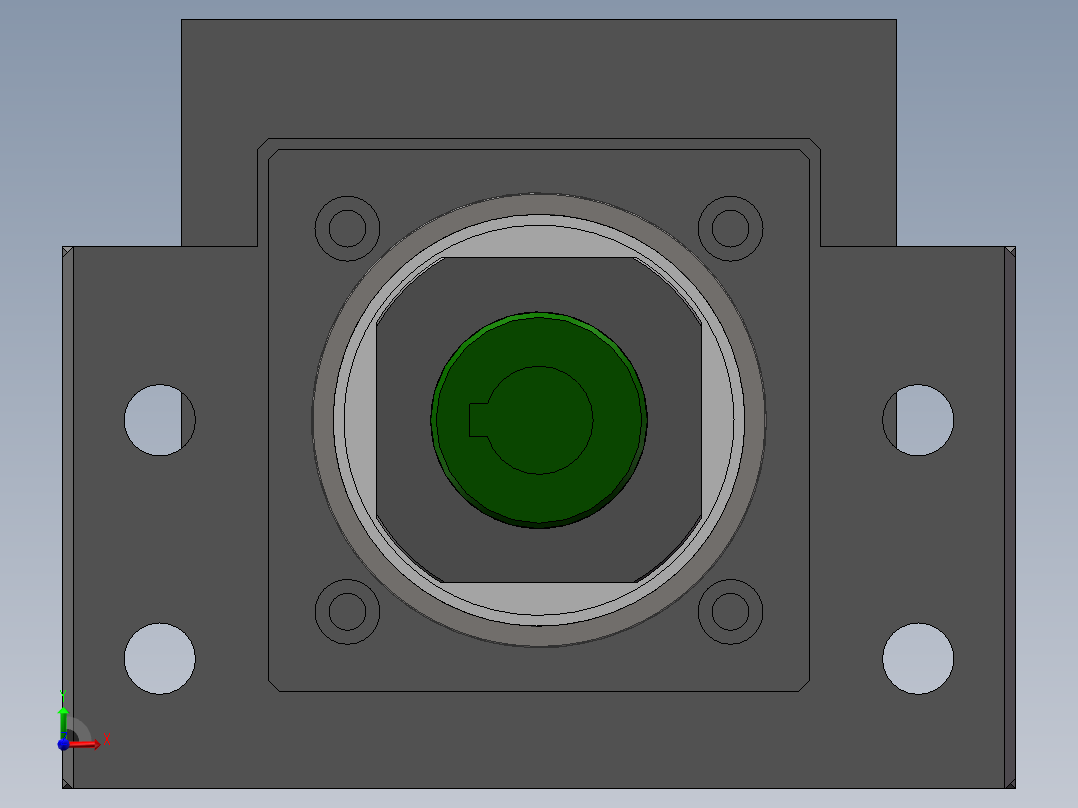 2505丝杆总装前视图