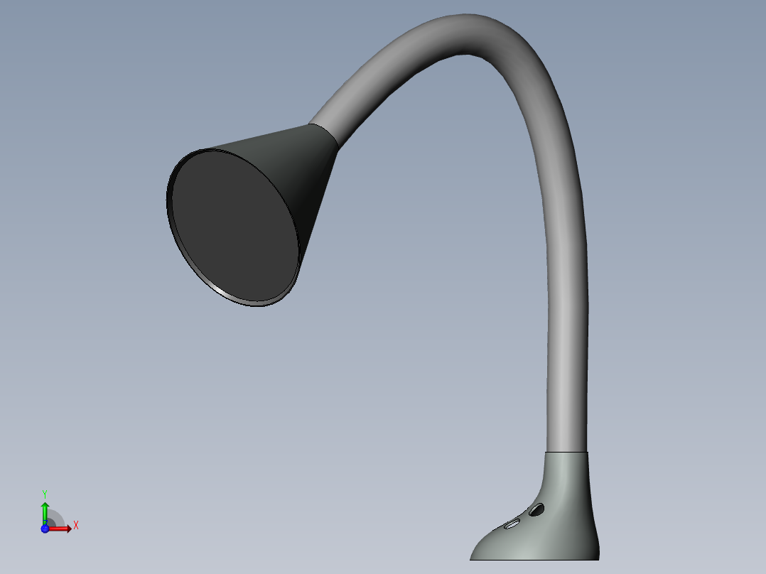 3d台灯模型前视图