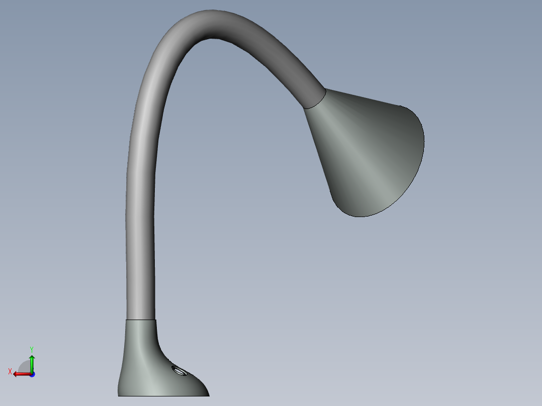 3d台灯模型后视图