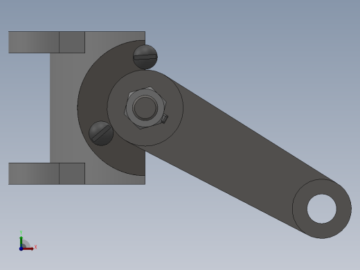solidworks 节气门体图纸前视缩略图