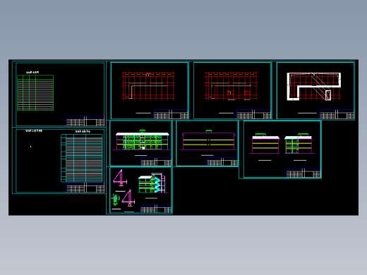 7套养老院敬老院老年公寓老年人活动中心设计CAD施工图纸